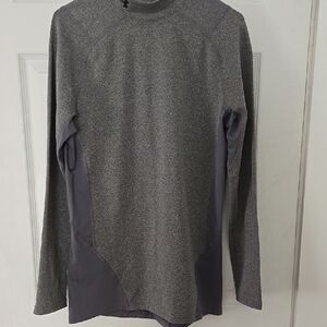 Gray Long Sleeve Athletic Top